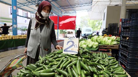 H­a­v­a­ ­ı­s­ı­n­d­ı­k­ç­a­ ­m­e­v­s­i­m­ ­s­e­b­z­e­l­e­r­i­n­d­e­ ­f­i­y­a­t­l­a­r­ ­d­ü­ş­t­ü­